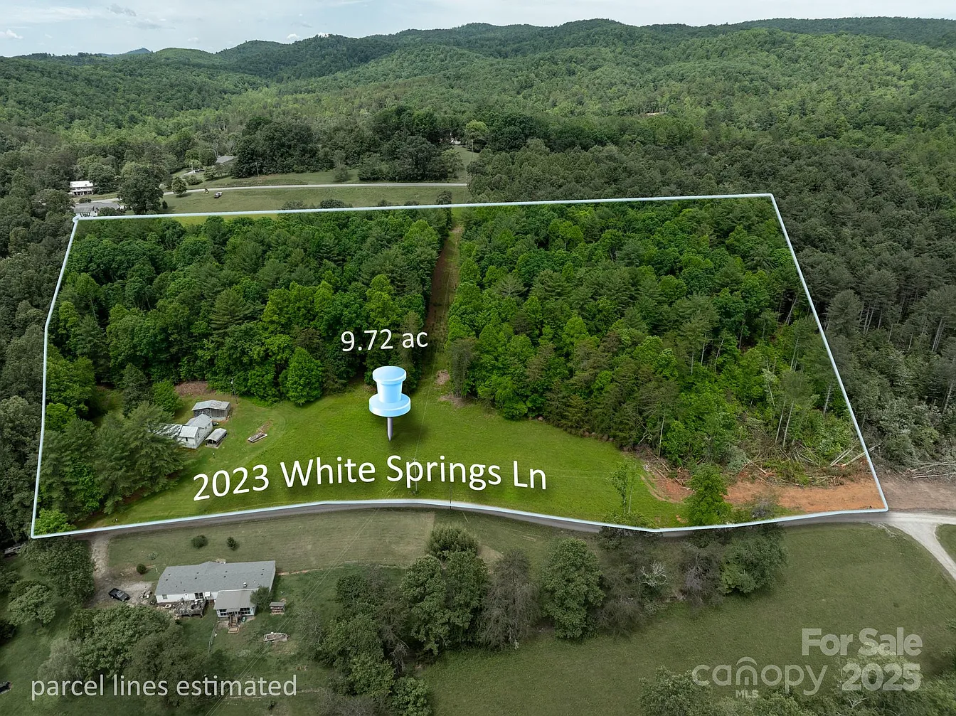 2023 White Springs Ln, Lenoir 9.72 Acres Lot + Farmhouse $149,999